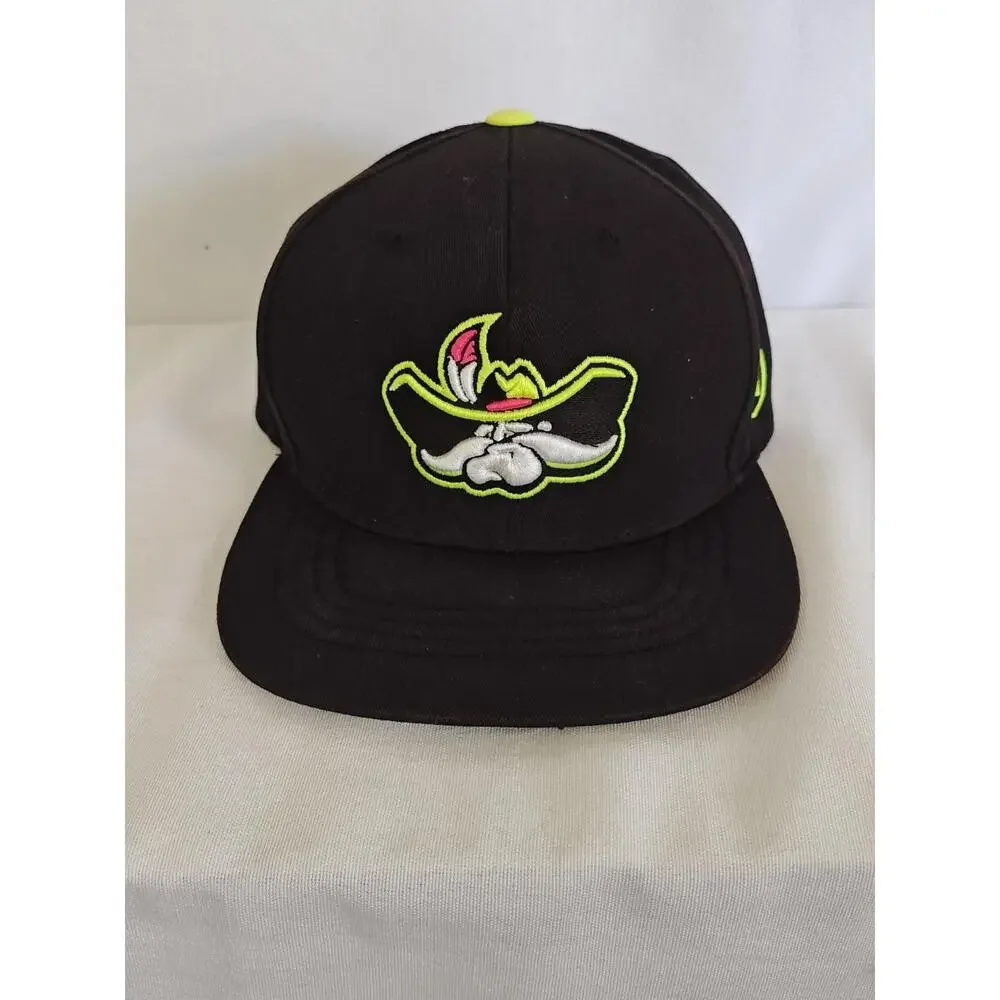 UNLV Running Rebels‎ Hat Cap Top of the World Snapback Black Neon Green Vegas,